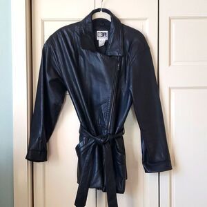 BP Nordstroms Leather Coat, Size S, Calfskin Leather, NWOT!